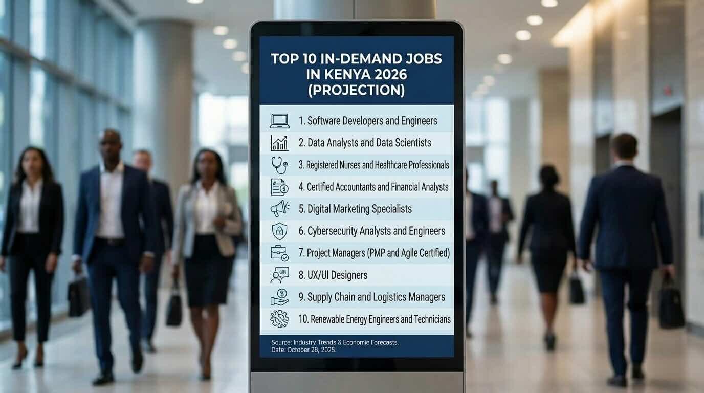Top 10 In-Demand Jobs in Kenya 2026