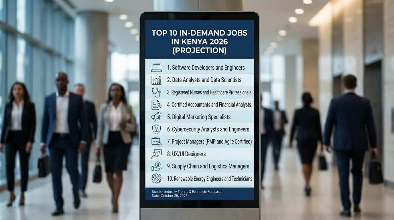 Top 10 In-Demand Jobs in Kenya 2026